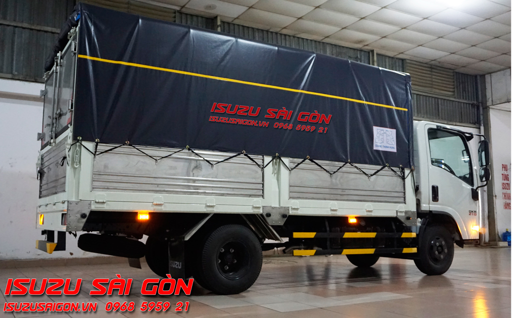 Xe Tải Isuzu 1T9 Mui Bạt | Isuzu 1.9 Tấn Mui Bạt 6